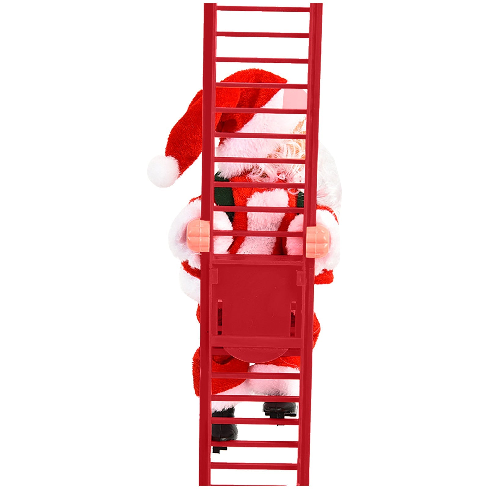 Electric Climbing Ladder Santa Claus with Music & LED Light - Vibayaa