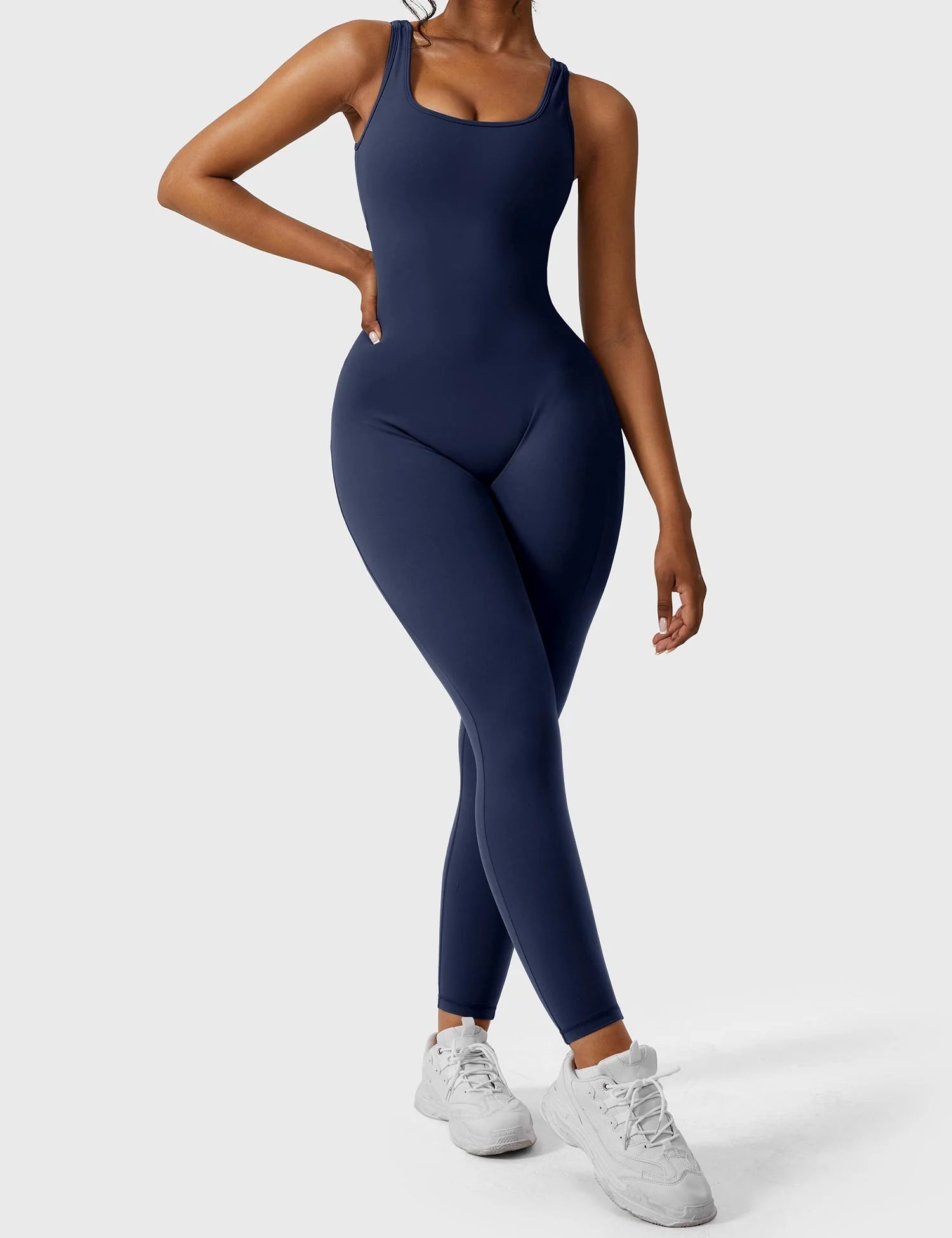 Lizvette V - Back Jumpsuit - Vibayaa