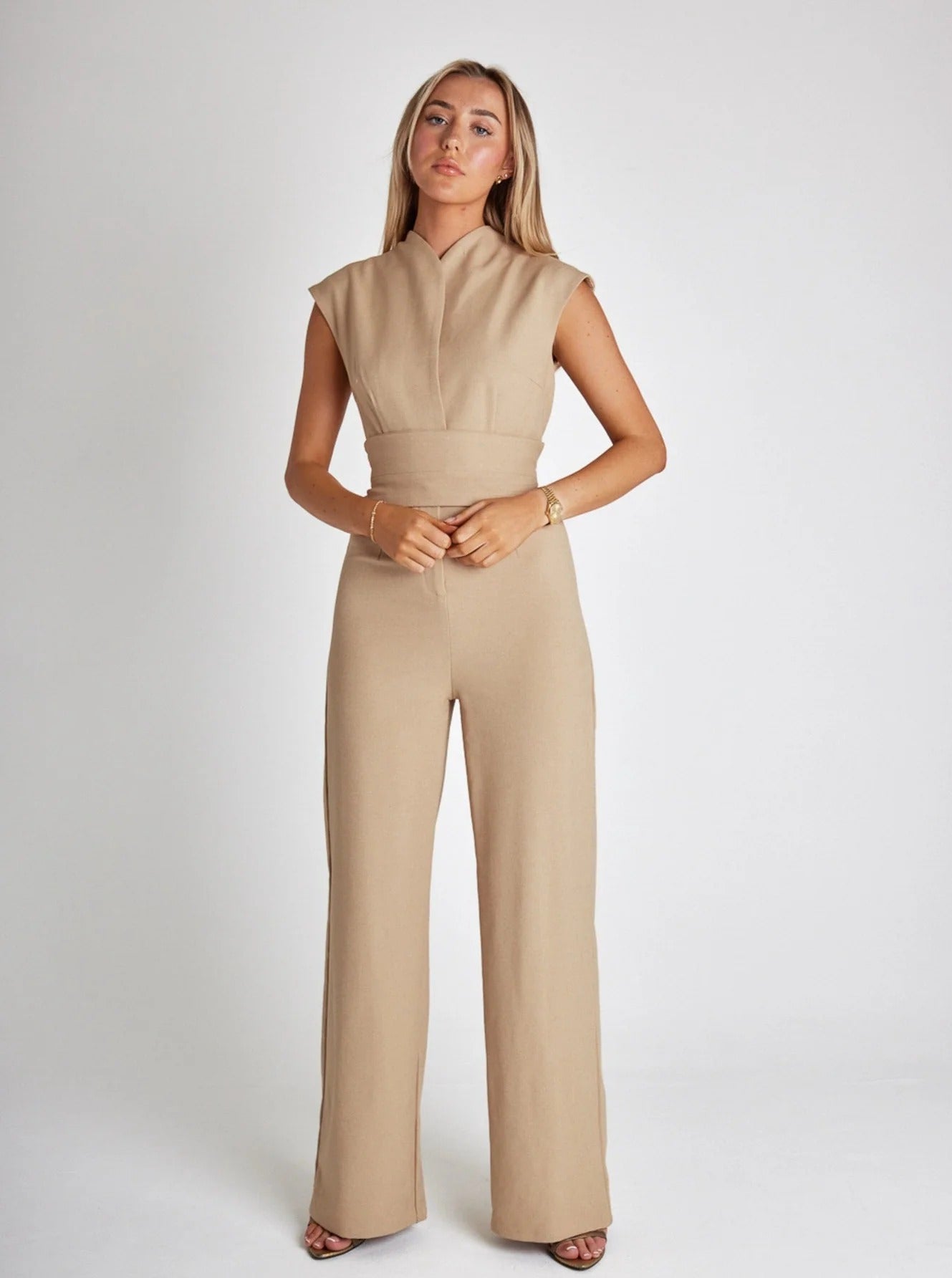 MuseFlex Sleeveless Jumpsuit - Vibayaa